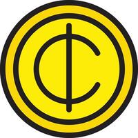 Cedis vector icon