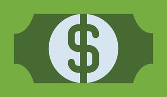 Dollar bill vector icon