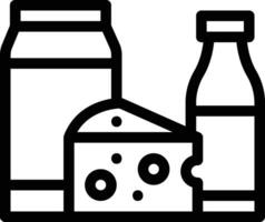 Dairy vector icon