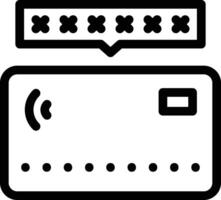 Password vector icon