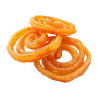 ai generiert Jalebi isoliert auf transparent Hintergrund png