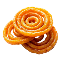 AI generated Jalebi isolated on transparent background png