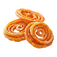 AI generated Jalebi isolated on transparent background png