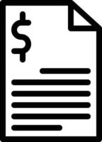 Invoice vector icon