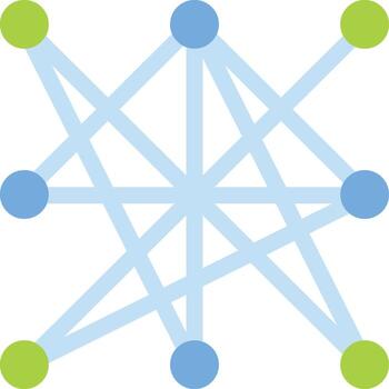 icono de vector de red