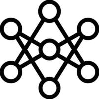 Neural Network vector icon