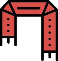 Scarf vector icon