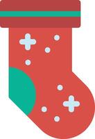 Christmas Sock vector icon