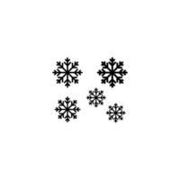 snowflakes on white background vector