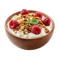 AI generated Yogurt bowl isolated on transparent background png