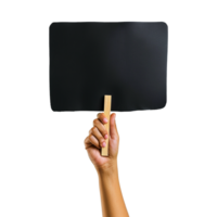 AI generated Handheld protest sign on transparent background png