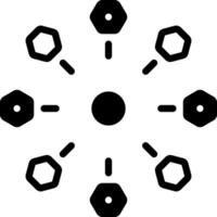 Vector solid black icon for comprehensive