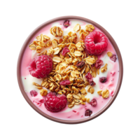 AI generated Yogurt bowl isolated on transparent background png