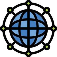 Global Network vector icon