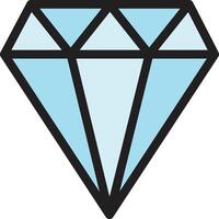 icono de vector de diamante