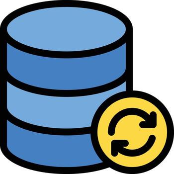 Data Synchronization vector icon