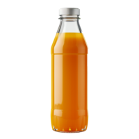 AI generated Juice bottle png isolated on transparent background