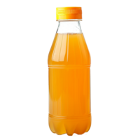 AI generated Juice bottle png isolated on transparent background