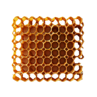 ai generiert Bienenwabe png isoliert auf transparent Hintergrund