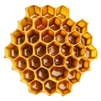 ai generiert Bienenwabe png isoliert auf transparent Hintergrund