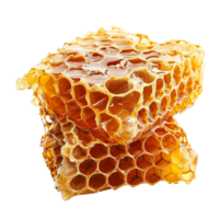 ai generiert Bienenwabe png isoliert auf transparent Hintergrund