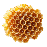 ai generiert Bienenwabe png isoliert auf transparent Hintergrund