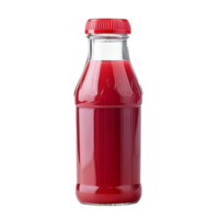 AI generated Juice bottle png isolated on transparent background