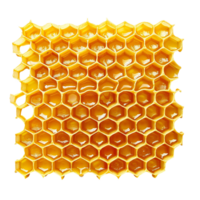 ai generiert Bienenwabe png isoliert auf transparent Hintergrund