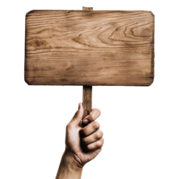 AI generated Handheld protest sign on transparent background png