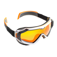 AI generated Winter sport glasses png isolated on transparent background