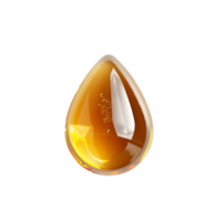 AI generated Honey drop png isolated on transparent background