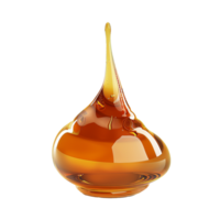 AI generated Honey drop png isolated on transparent background