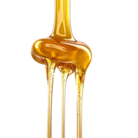 AI generated Honey dripping png isolated on transparent background