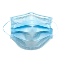 AI generated Labor wear face mask png isolated on transparent background