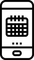 Calendar icon symbol  vector image