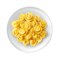 ai generado italiano relleno pasta aislado en transparente antecedentes png