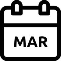 Calendar Icon symbol vector image