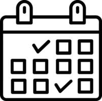 Calendar Icon symbol vector image