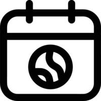 Calendar Icon symbol vector image