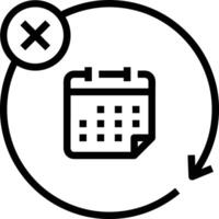 Calendar Icon symbol vector image