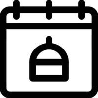 Calendar Icon symbol vector image