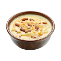 ai gerado saboroso cremoso kheer isolado em transparente fundo png