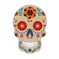 Cinco de Mayo Day of the Dead Skull another design vector illustration graphic element. Isolated background. Cinco de Mayo concept icon.