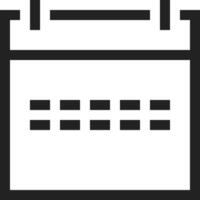 Calendar Icon symbol vector image