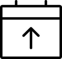 Calendar Icon symbol vector image