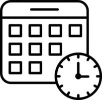 Calendar Icon symbol vector image