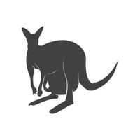 kangaroo Logo Template vector illustration