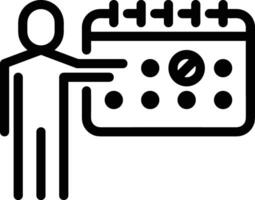 Calendar Icon symbol vector image