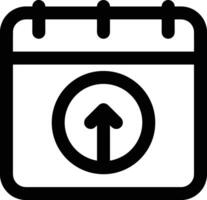 Calendar Icon symbol vector image