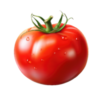 ai generado tomate estudio Disparo aislado en transparente fondo, comida fotografía, png